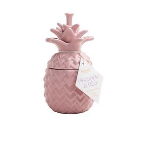 Bed bath & beyond pineapple pear candle in reusable pineapple jar